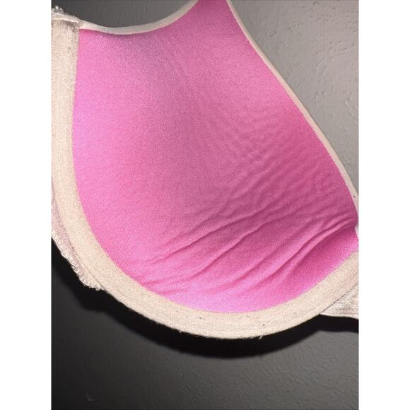 Victoria's Secret PINK Wear Everywhere 32DD Bra Beige Push Up Padded Tan - Picture 11 of 13